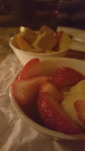 fondue fruit