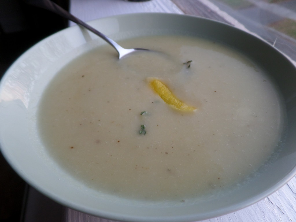 Leek and Celery Root Soup