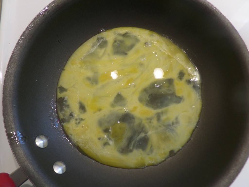 eggs in pan