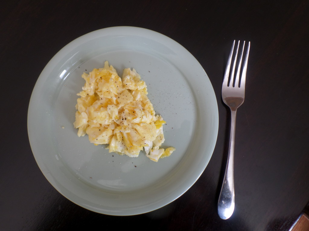 Julia Child's scrambled eggs