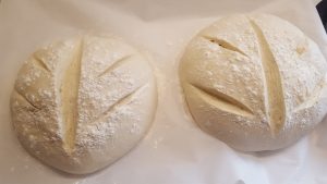 country bread unbaked