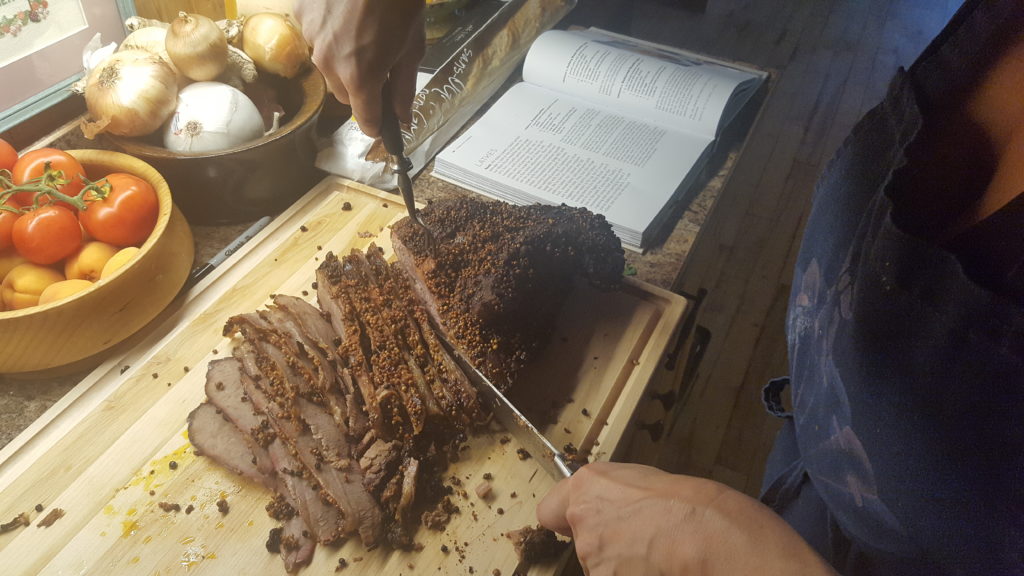 carving brisket