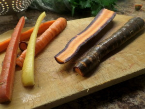 Carrots of all colours