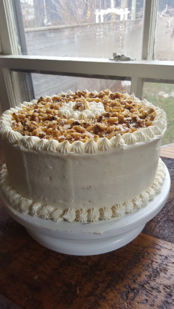 Another Carrot Cake with Candied Walnuts